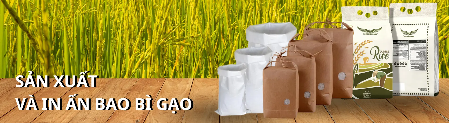 xưởng in bao bì gạo giá rẻ